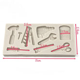 Molde Silicona Herramientas Surtidas